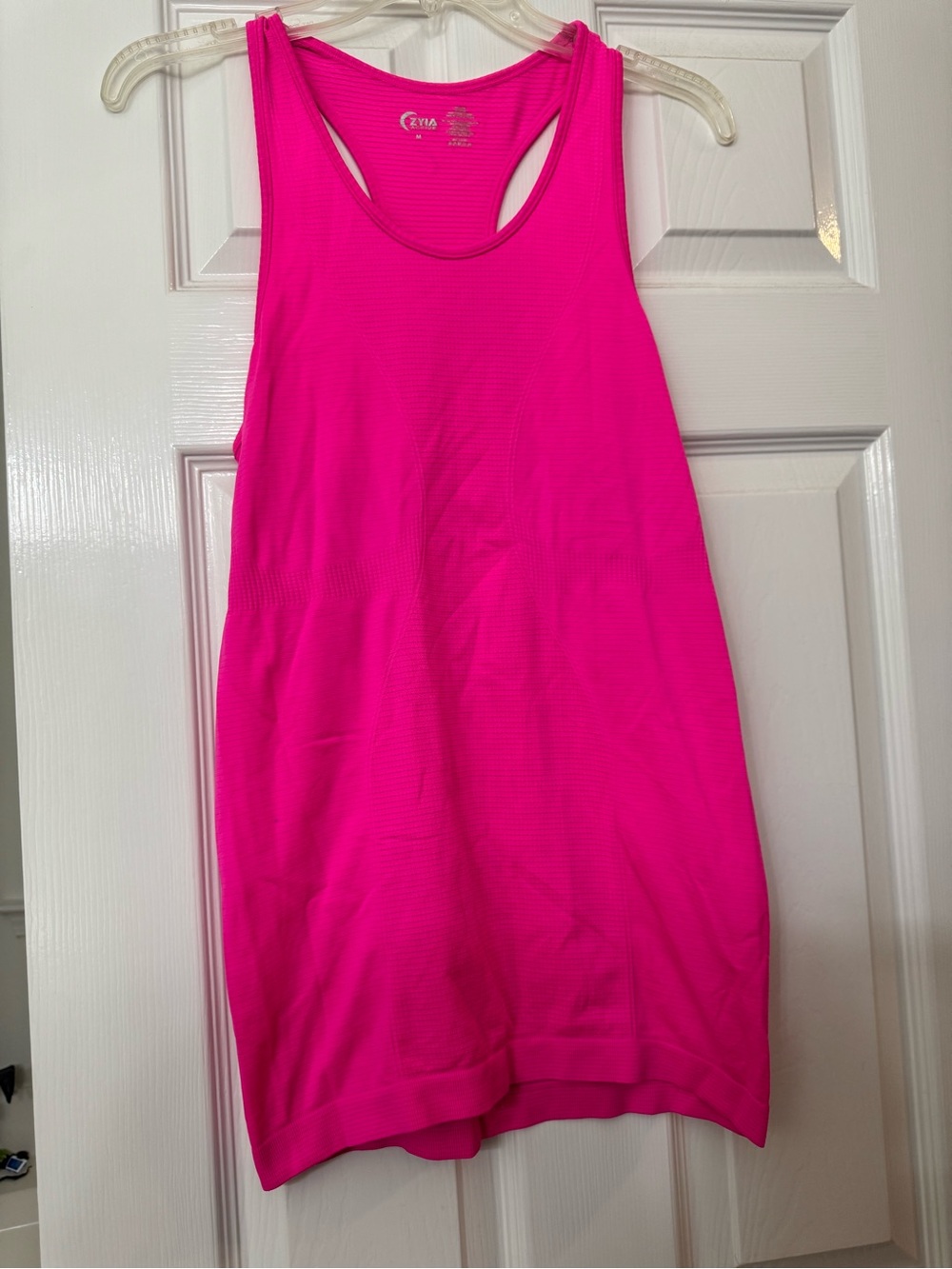 ZYIA Women’s Athletic Racerback Tank Top - Hot Pink